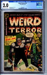 Weird Terror #10 Comic Media 3/54 CGC 2.0