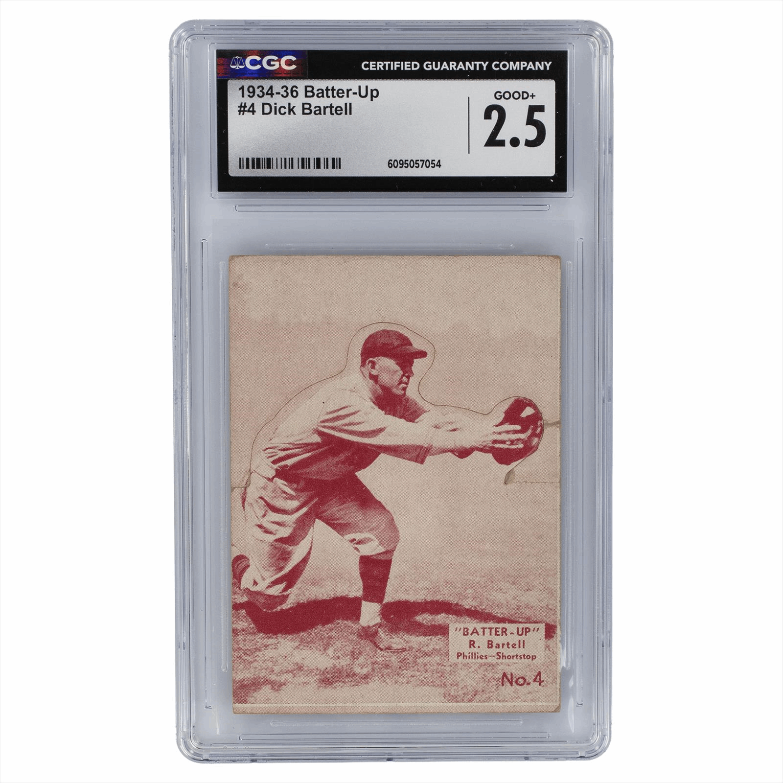 1934-36 Batter-Up Dick Bartell #4 CGC Good+ 2.5