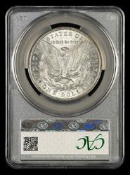 1892 O $1 CAC  AU55