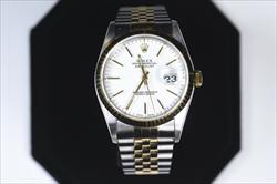 Rolex 1993 Datejust Two Tone Mens White Dial Ref# 16233 