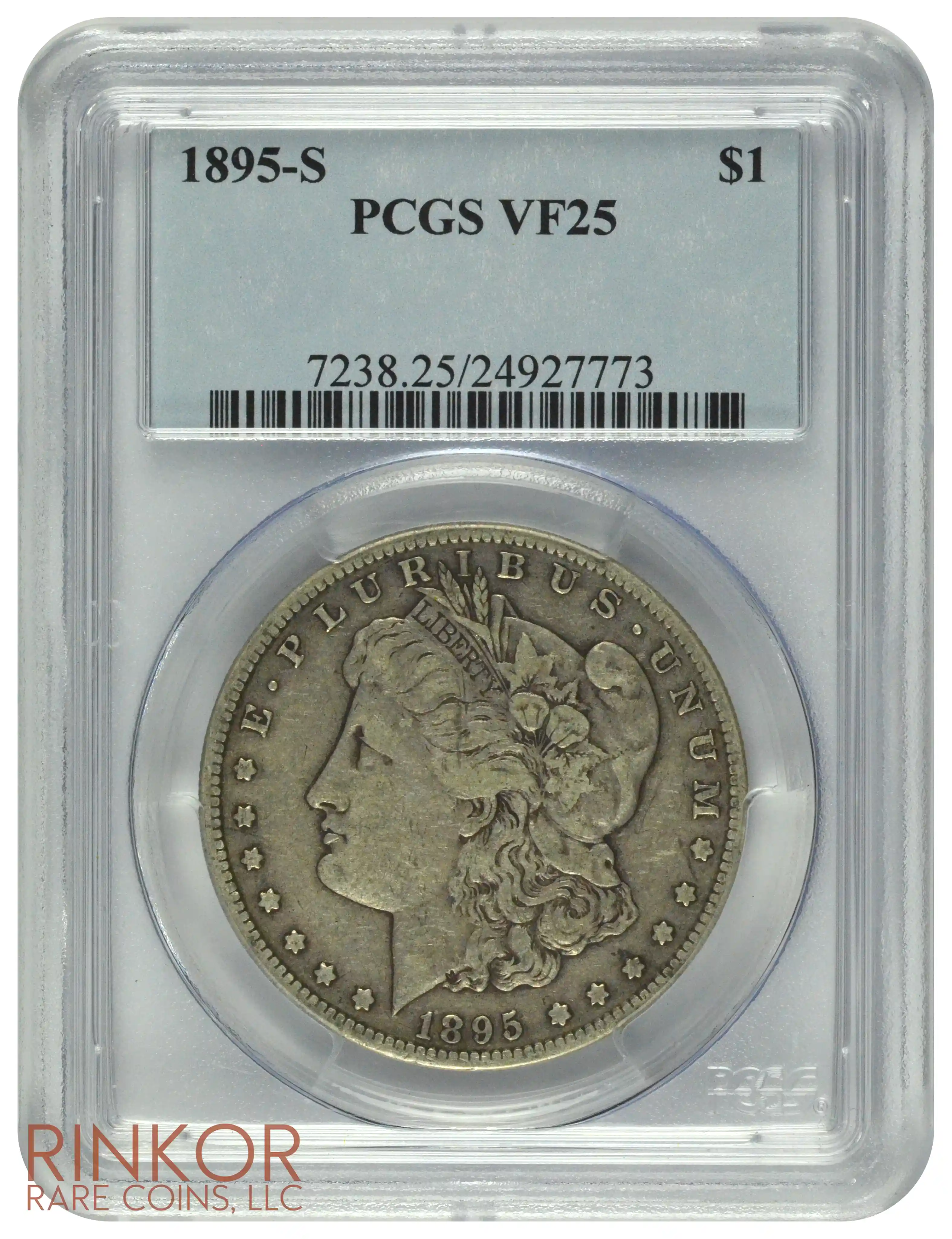 1895-S $1 PCGS VF-25