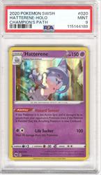 2020 Pokemon SWSH Champions Path Hatterene - Holo #020 PSA Mint 9 