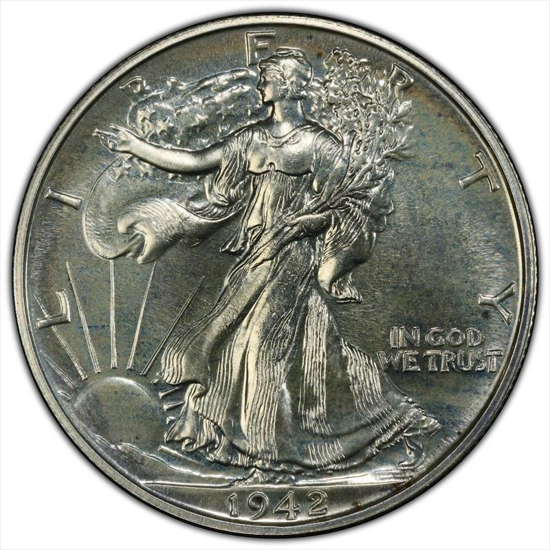 1942 50C PCGS PR 67 CAC
