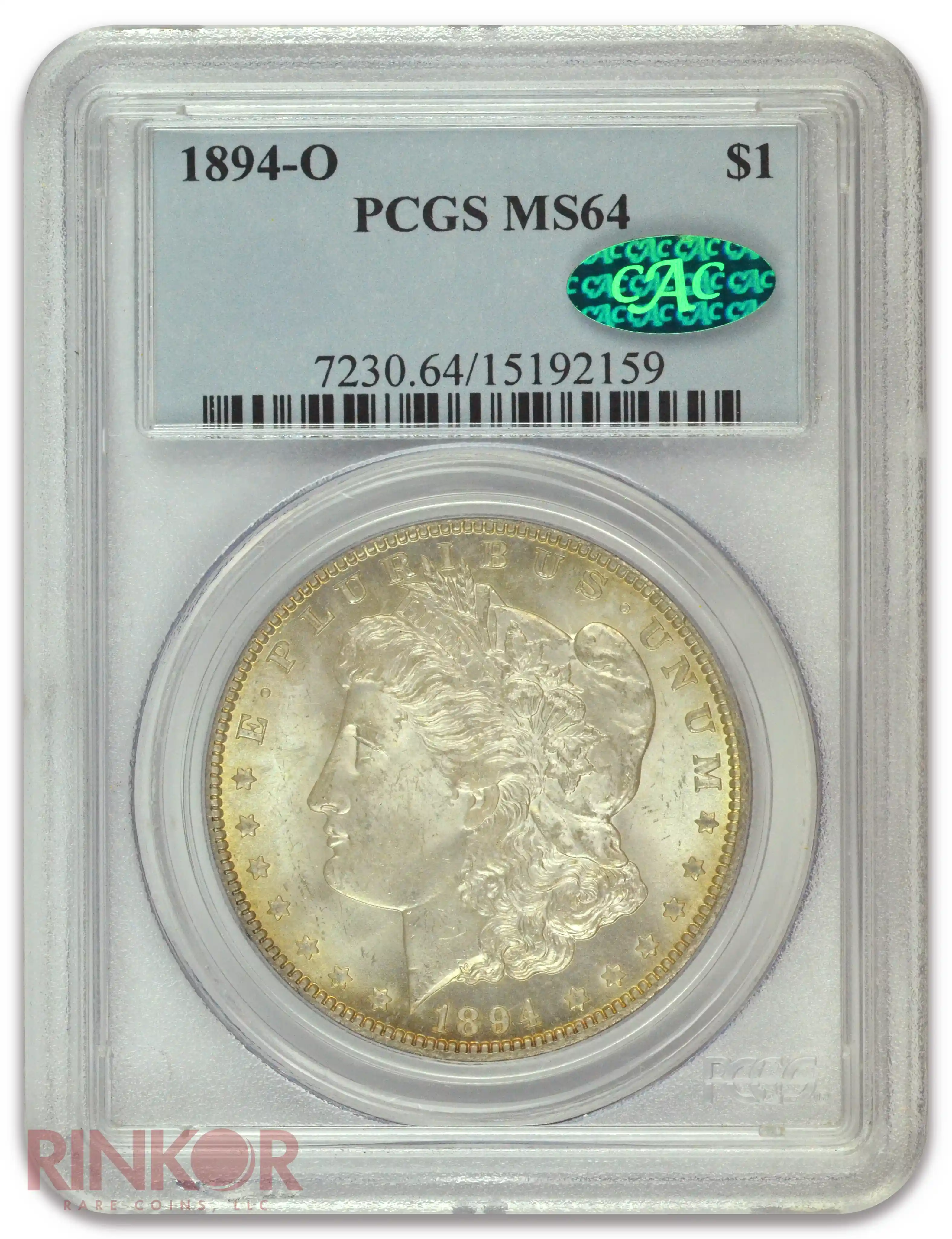 1894-O $1 Morgan Dollar PCGS MS 64 CAC
