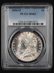 1890 O $1 PCGS MS63 MS63