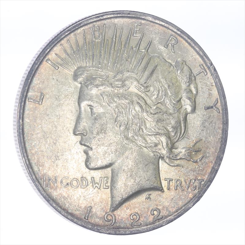 1922-D Silver PEACE Dollar Choice AU About Uncirculated 