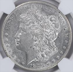 1879-S Rev Of 78 Top-100  $1 NGC AU-55