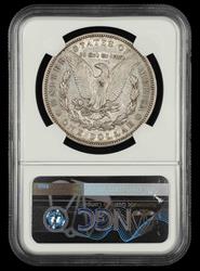 1892 $1 Bill Fivaz Signature Label NGC AU-50