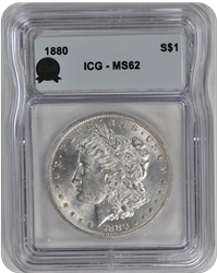 1880  Morgan ICG MS 62