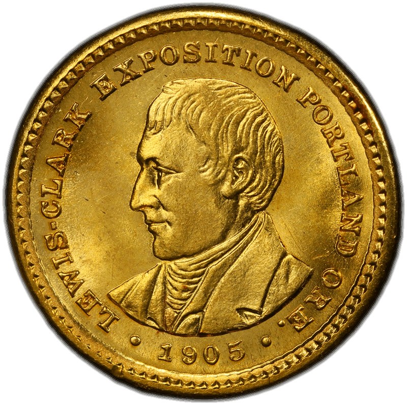 1905 G$1 Lewis and Clark PCGS MS 64 CAC