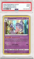 2020 Pokemon SWSH Champions Path Hatterene - Holo #020 PSA MINT 9 