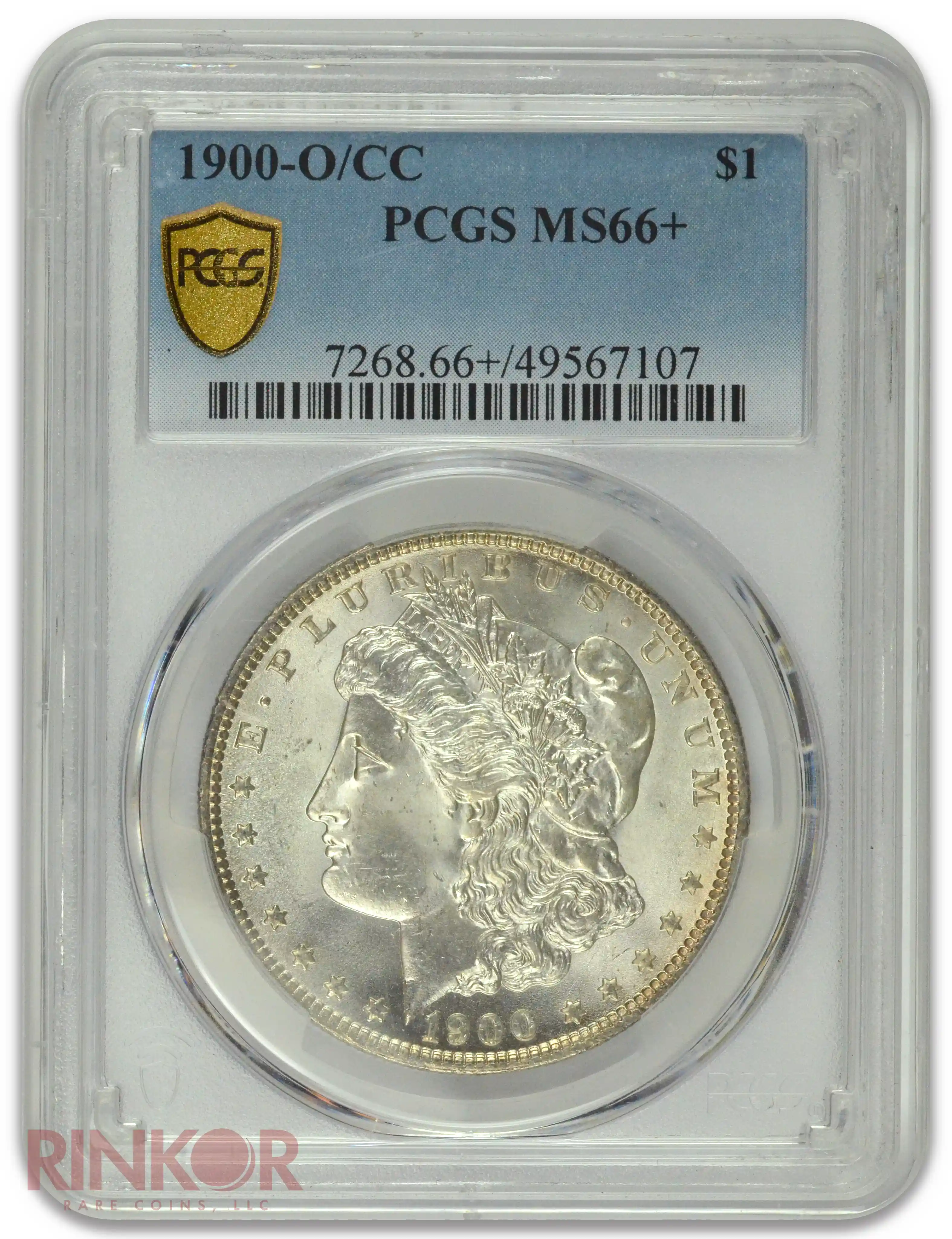1900-O/CC $1 Morgan Dollar PCGS MS 66+