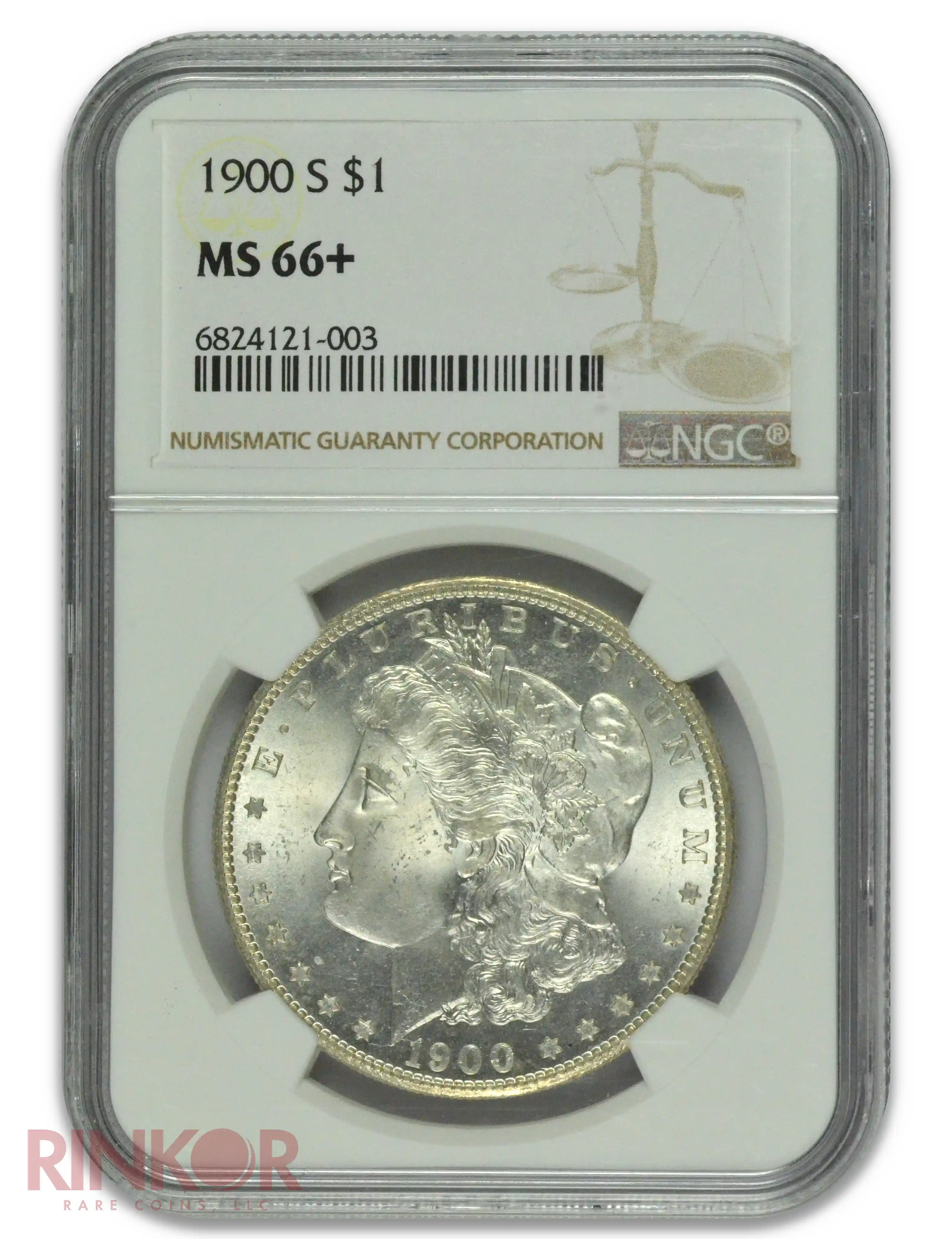 1900-S $1 Morgan Dollar NGC MS 66+