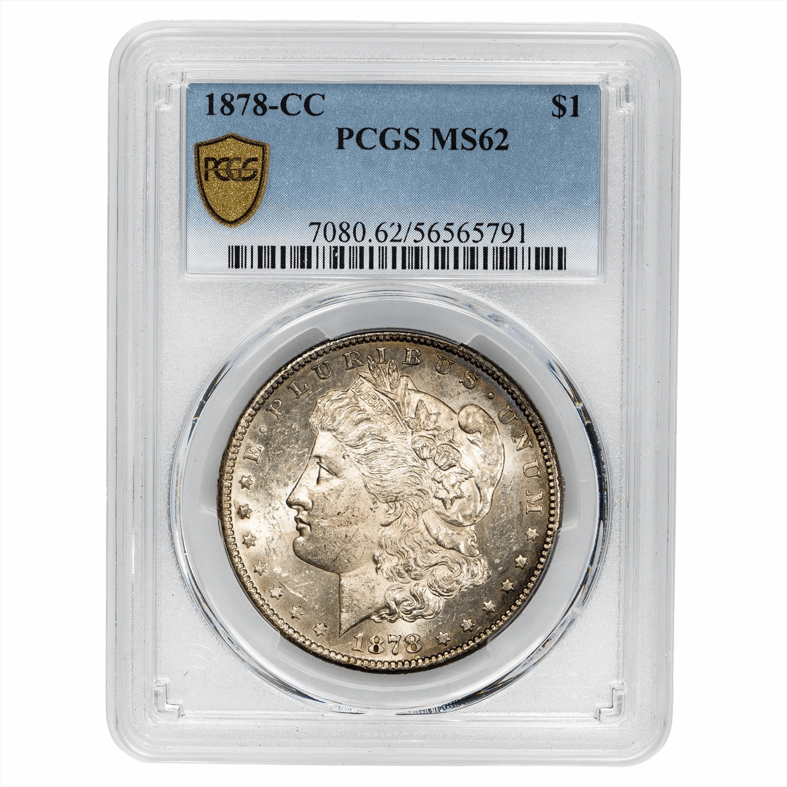 1878-CC Morgan Dollar $1 PCGS MS 62 
