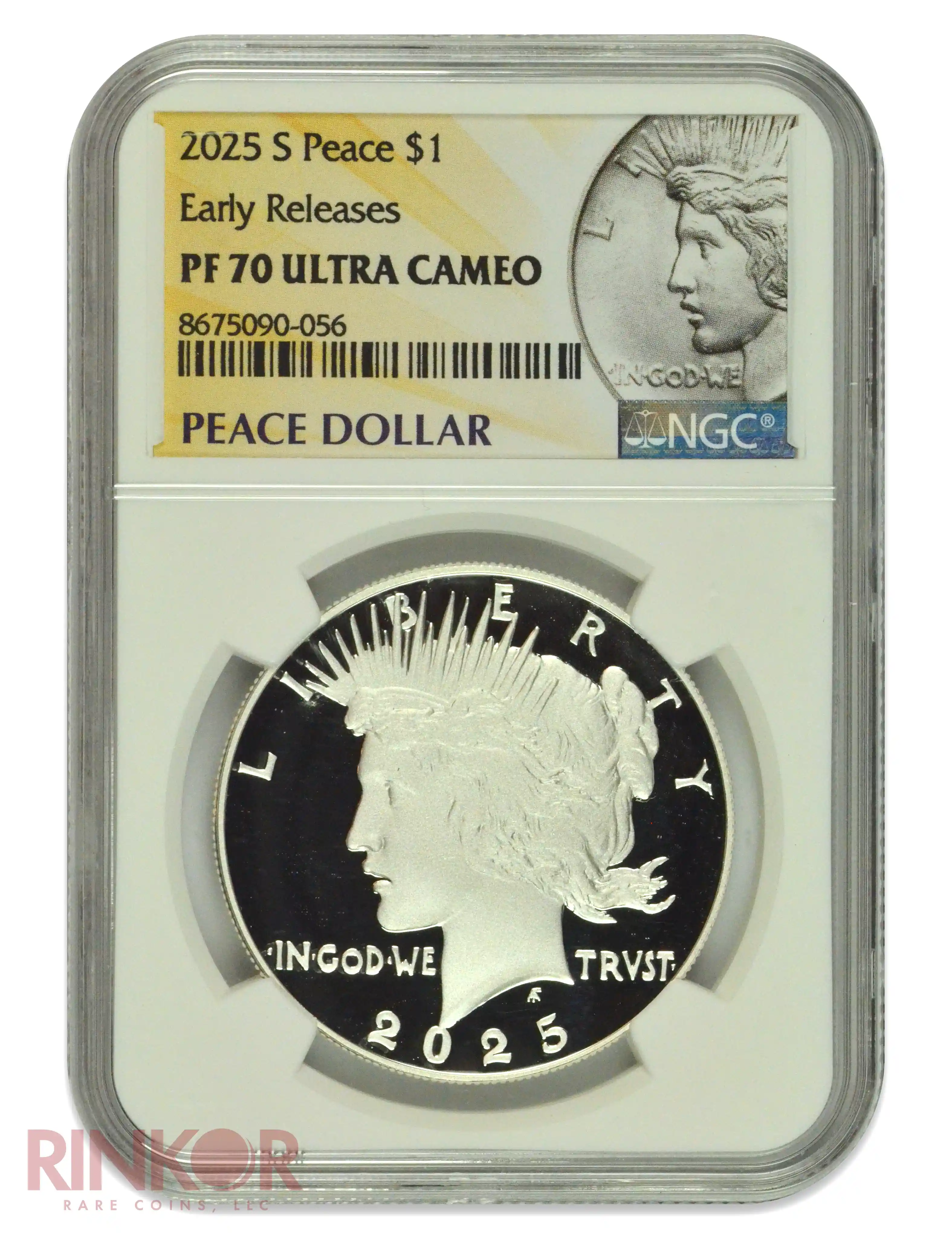 2025-S $1 Peace Dollar Early Releases NGC PF 70