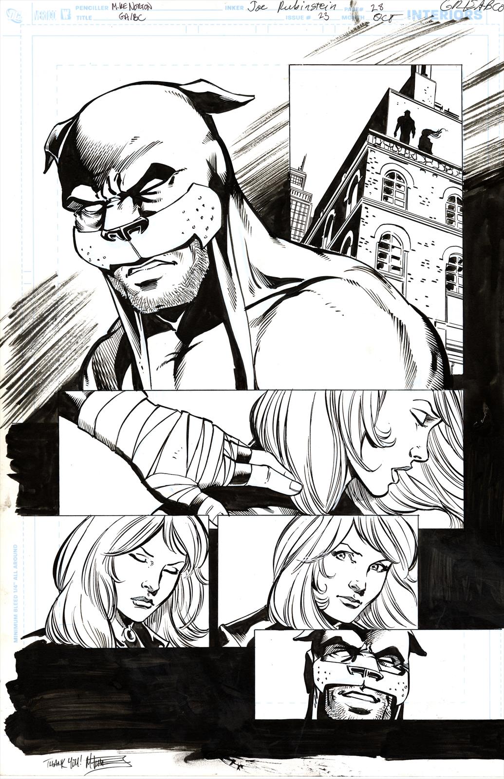 Green Arrow/Black Canary #23 Page 28 Artist:  Joe Rubenstein (Penciller) ,  Mike Norton (Layouts) Media Type: Pen and Ink Art Type: Interior Page 
