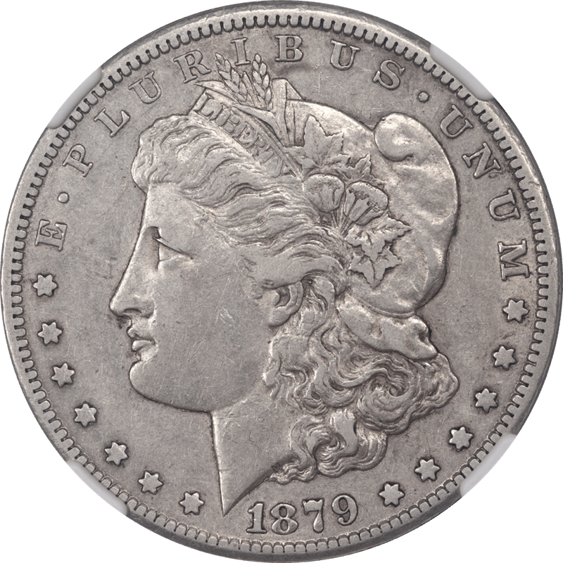1879-CC Morgan Silver Dollar $1 NGC XF 40 - Nice Original Coin