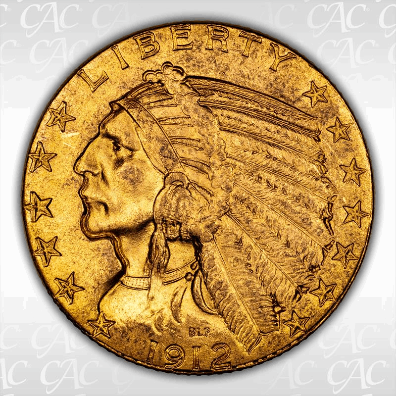 1912 $5 CACG MS 62