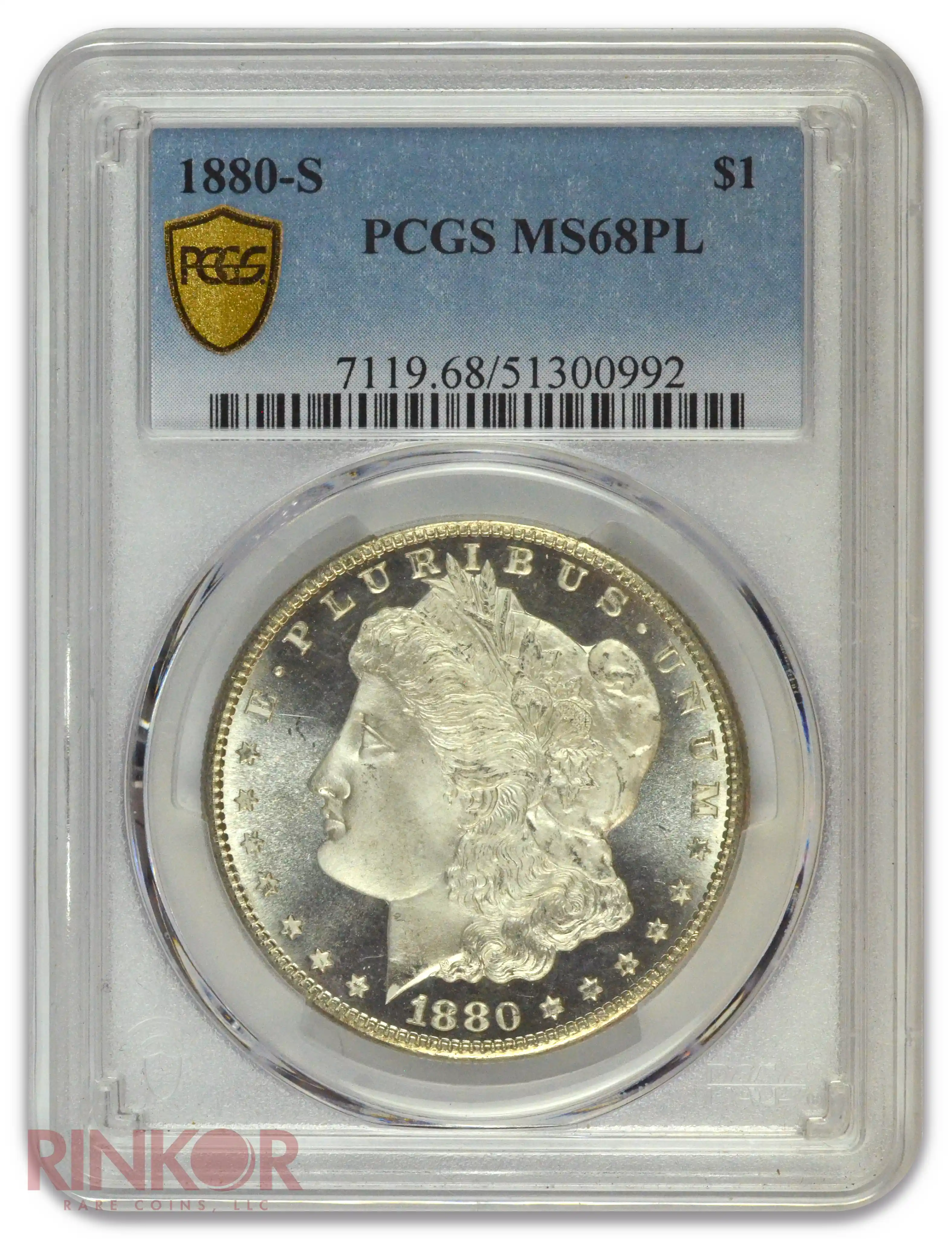 1880-S $1 Morgan Dollar PCGS MS 68 PL