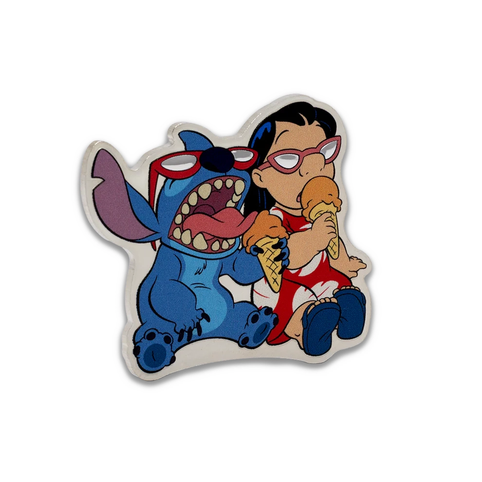 2025 Niue Disney Lilo and Stitch Mmmm Ice Cream 1oz Silver Coin 