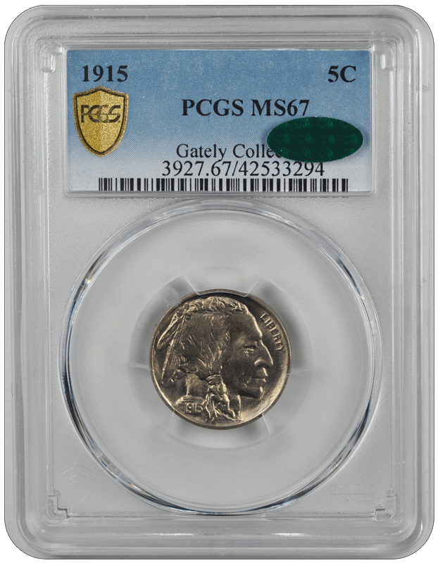 1915 Buffalo PCGS CAC MS 67
