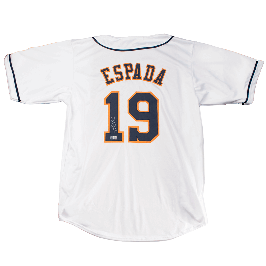 ASTROS ESPADA JOE AUTOGRAPHED WHITE JERSEY 