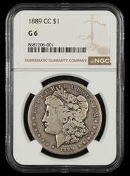 1889 CC $1 NGC G-06