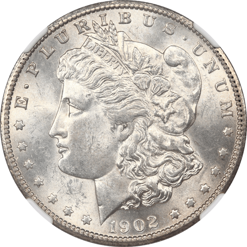 1902-S Morgan Silver Dollar $1 NGC MS 62+ Better Date Dollar Rare in High Grades