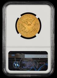 1882 O $10 NGC  AU55