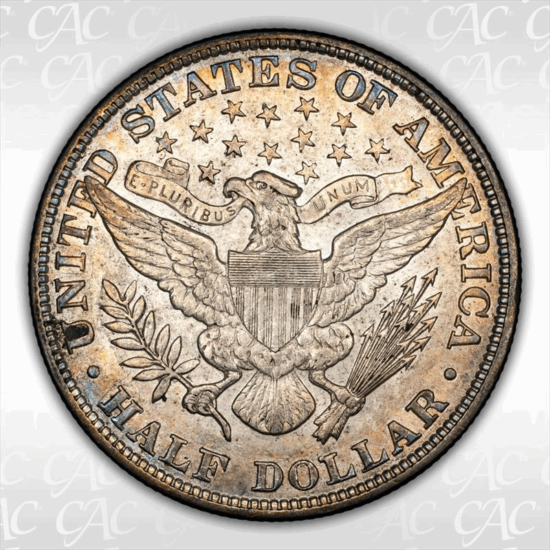 1898 50c CACG AU-55