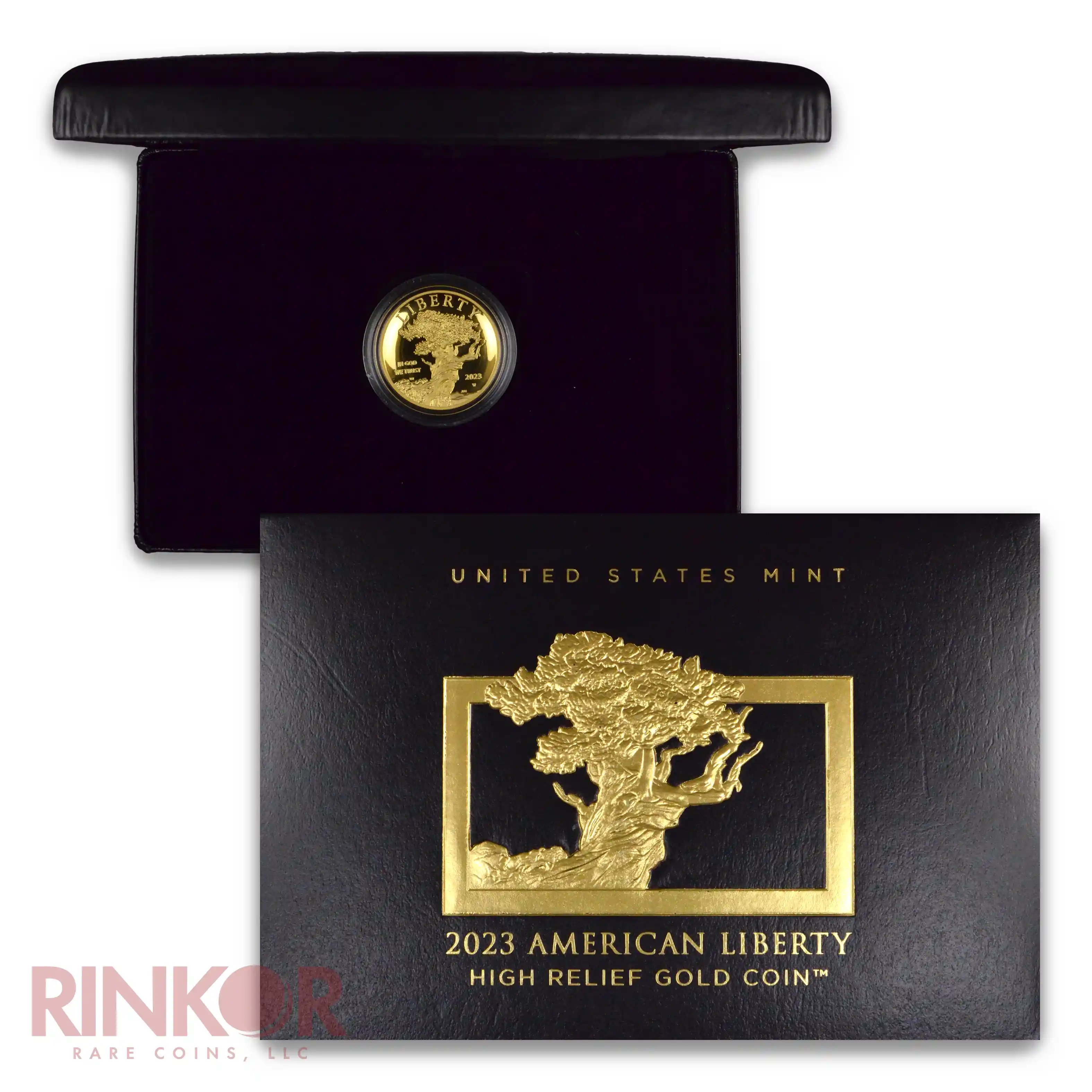 2023-W 1oz American Liberty Gold High Relief Proof (Box and CoA)