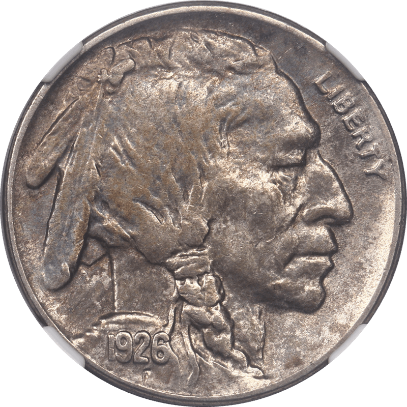 1926-S Buffalo Nickel 5c NGC AU 55 - Nice Original Coin, Key Date