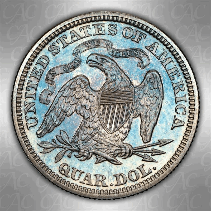 1873 Arrows 25c CACG PR 65