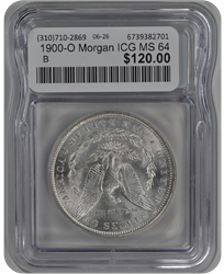1900-O Morgan ICG MS 64