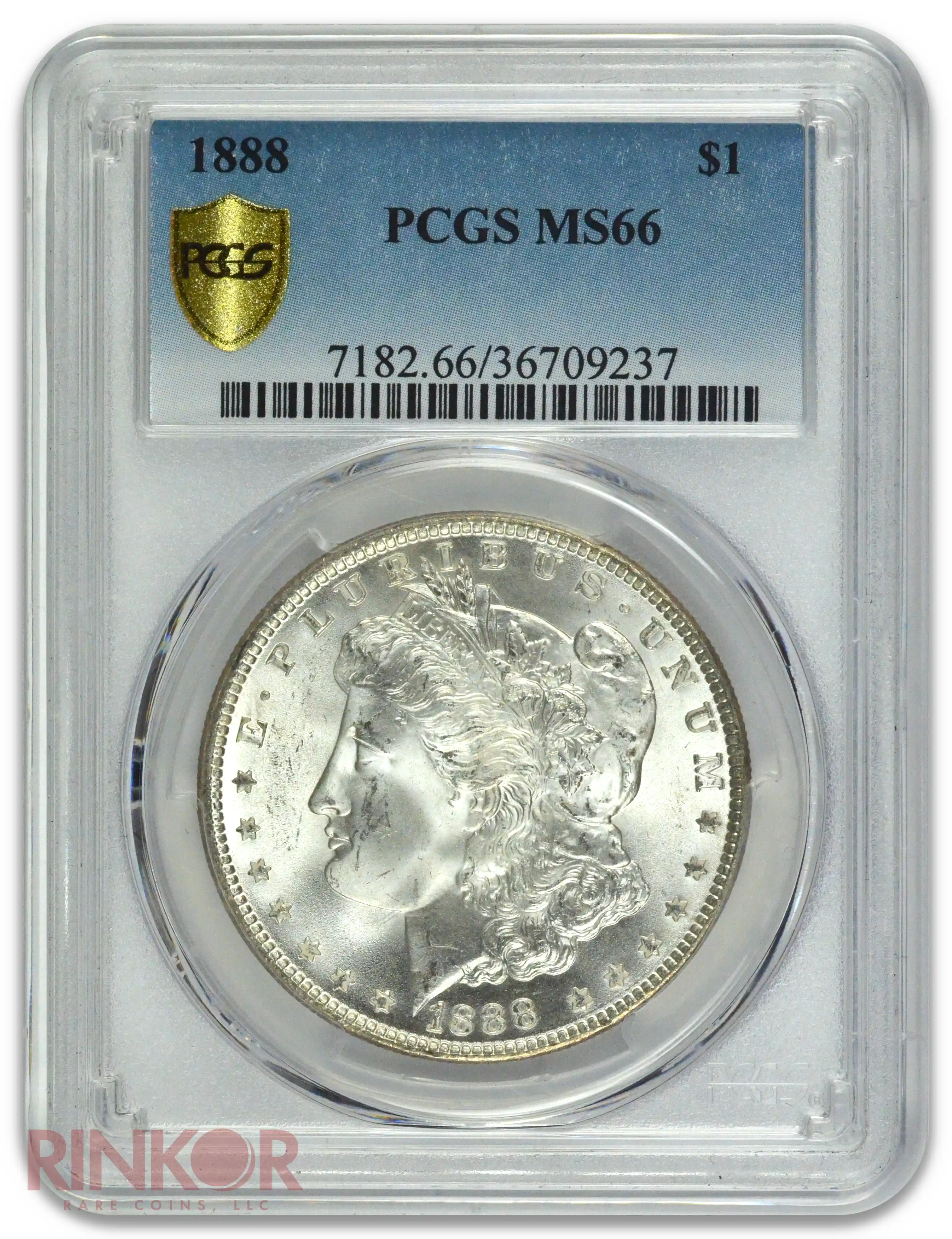 1888 $1 Morgan Dollar PCGS MS 66