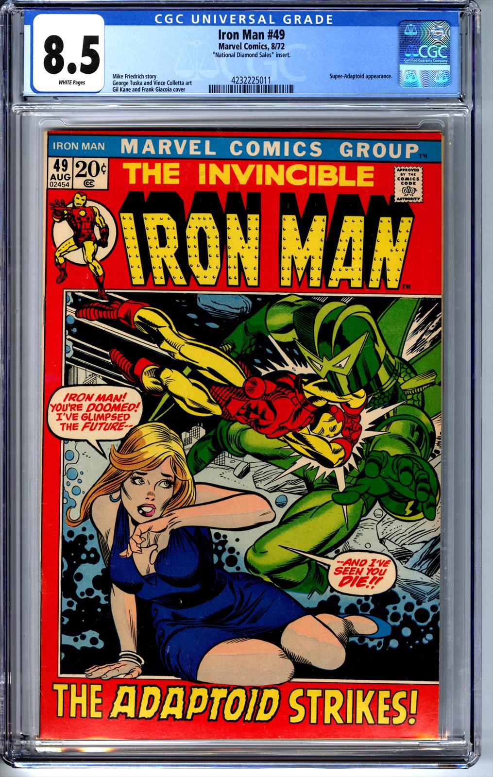 Iron Man #49 CGC 8.5 8.5