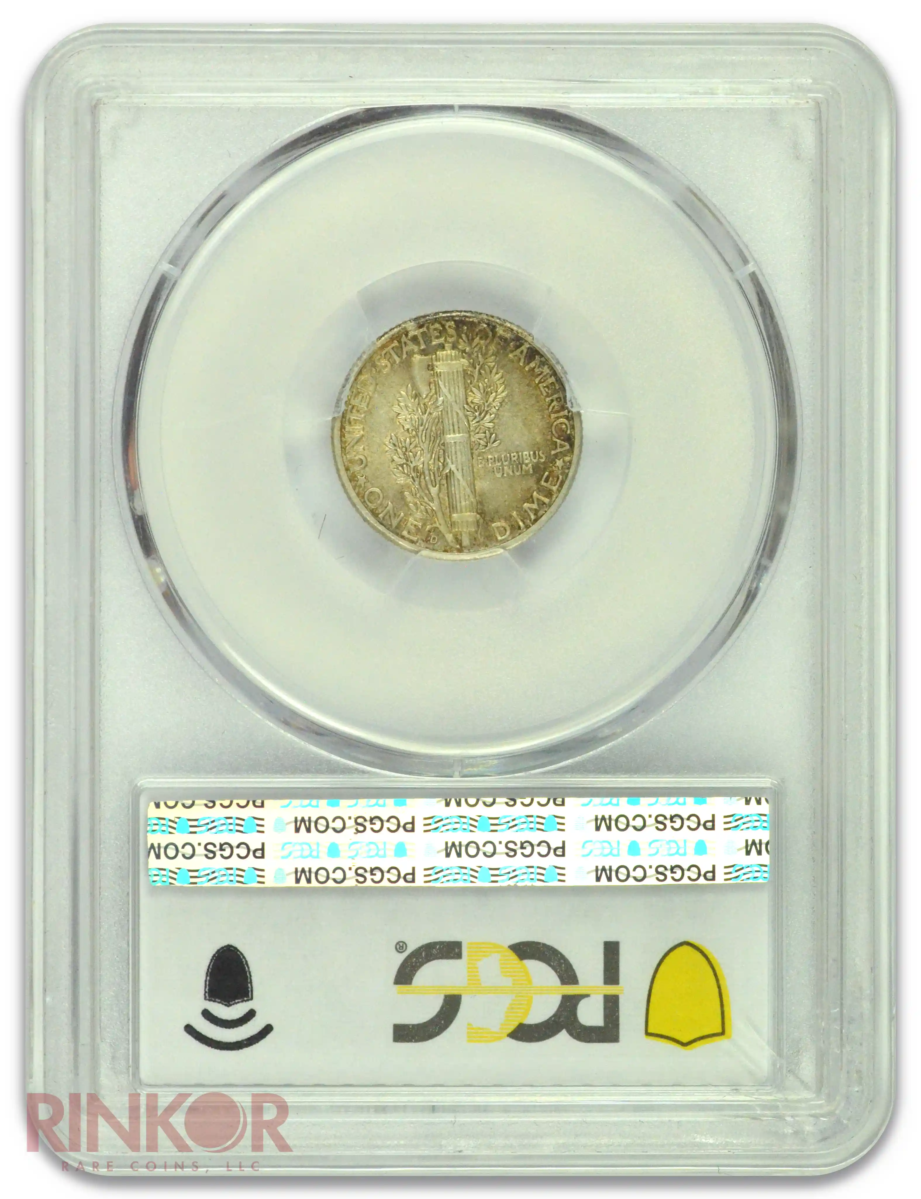 1942/1-D Mercury Dime PCGS Reverse