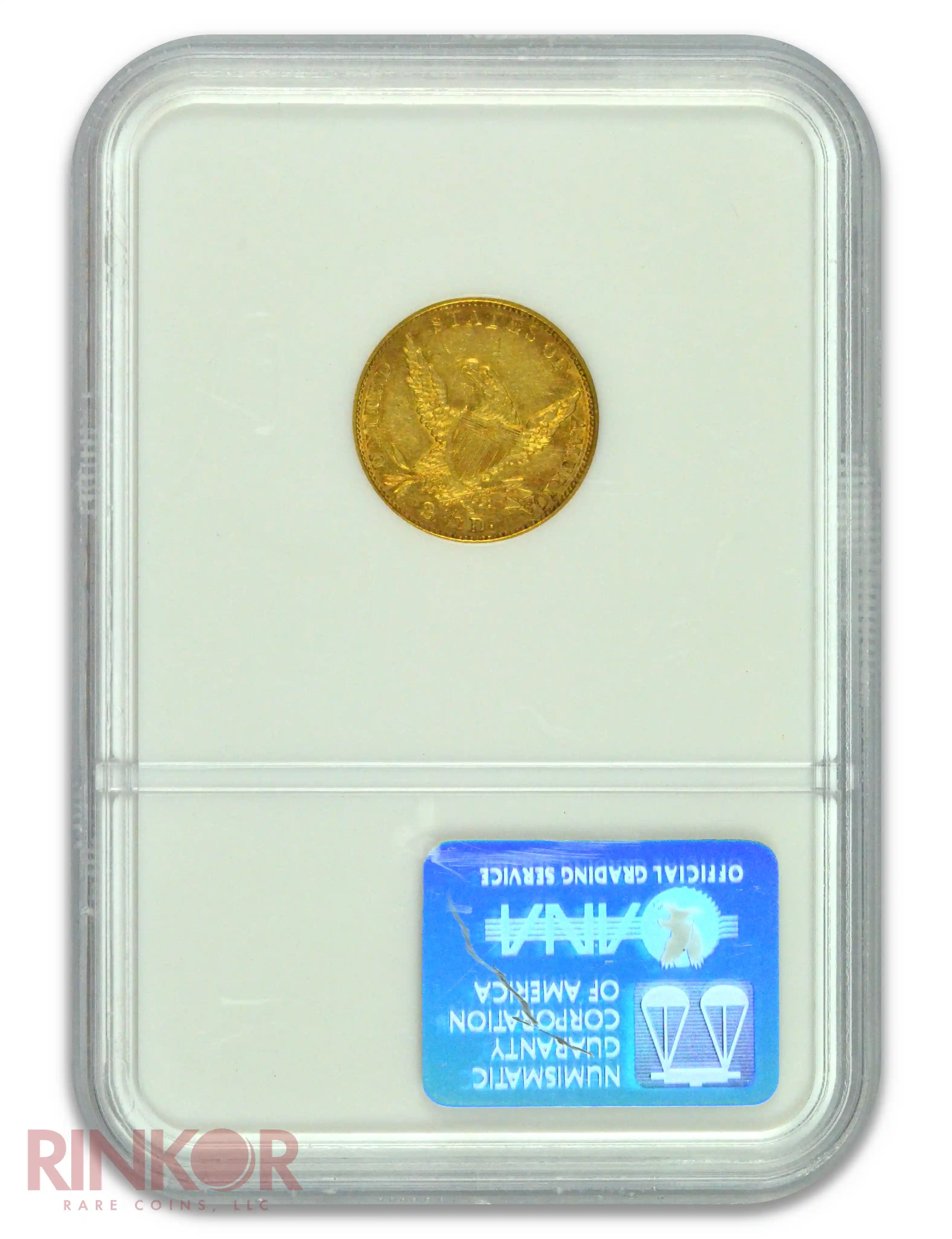 1834 Classic $2.50 Classic Head NGC AU-50