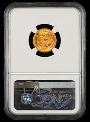 1907/1907  $2.5 Gold VP-002 Bill Fivaz Signature Label NGC MS 64