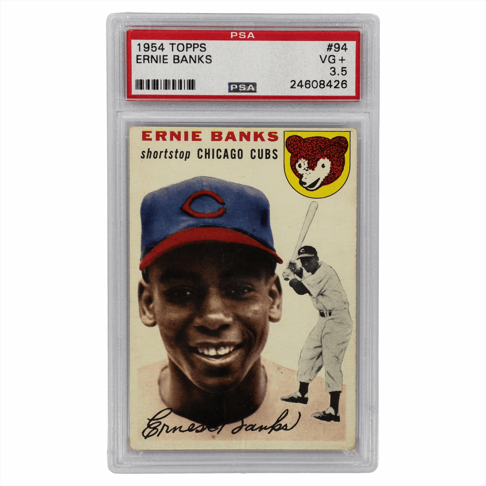 1954 Topps Ernie Banks #94 PSA VG+ 3.5