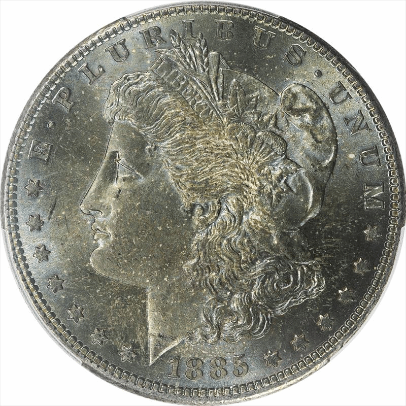 1885 Morgan Silver Dollar PCGS MS 65 CAC - Nice Original  Lustrous Toned Coin