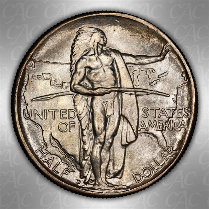 1937-D Oregon 50c CACG MS 67
