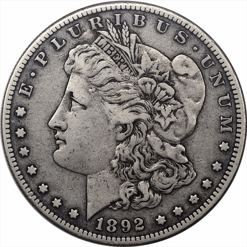 1892-S Morgan Silver Dollar $1 VF+++