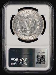 1891 O $1 NGC AU55 AU55