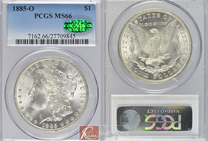 1885-O $1 PCGS MS 66 CAC