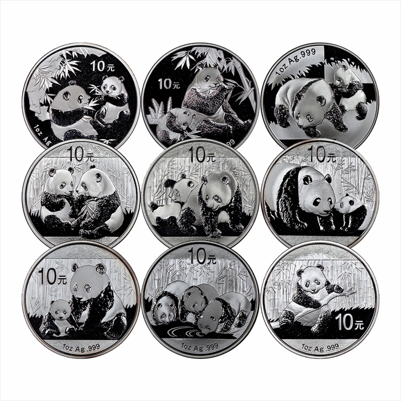 1oz .999 Silver Chinese Panda -Assorted Dates- 