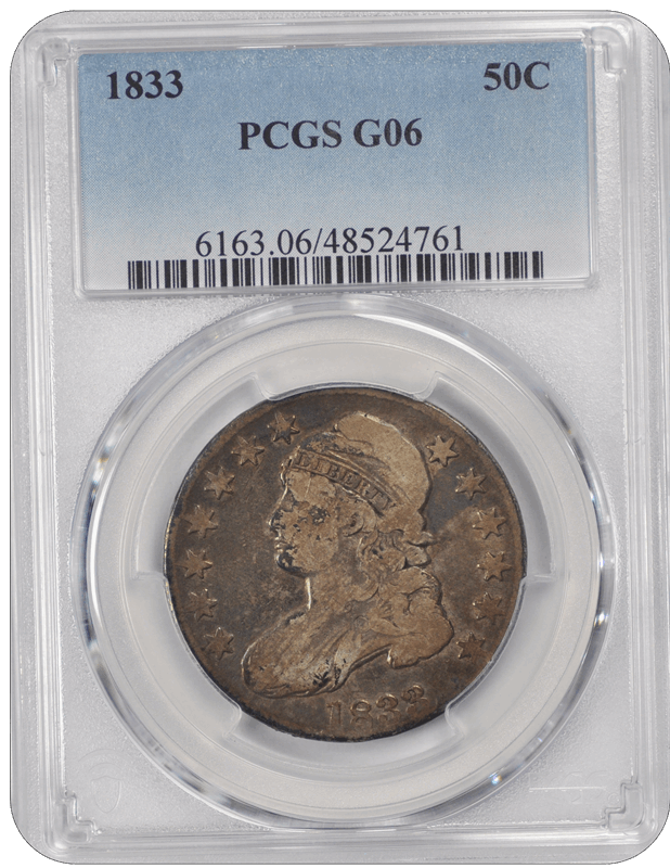 1833 Capped Bust PCGS G-06