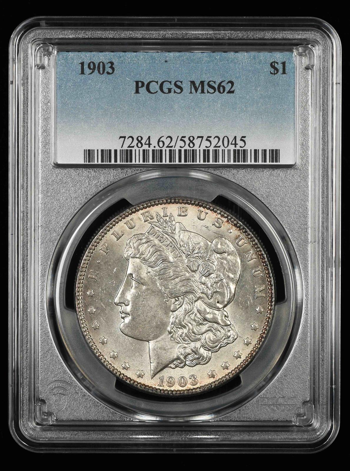 1903 $1 PCGS MS 62