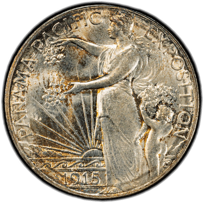 1915-S 50C Panama-Pacific PCGS MS 66+ CAC