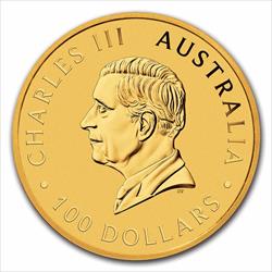 2025 $100 1oz. Australian Gold Kangaroo, BU 